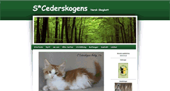 Desktop Screenshot of cederskogens.se